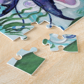 "Perlez" le PUZZLE d'art d'imaginaire de sirène