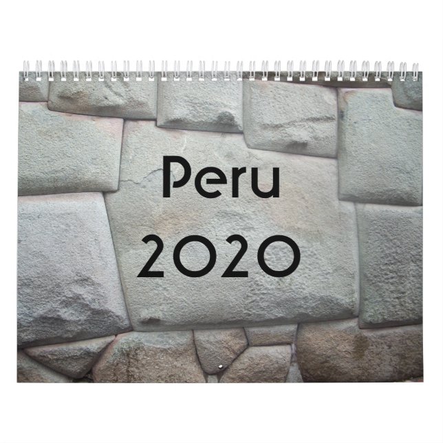 Pérou - Calendrier 2020 (Protection)