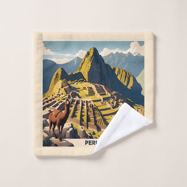 Pérou Machu Picchu (Gant de toilette)