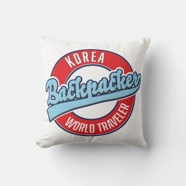 Pérou routard logo de coussin décoratif (Recto)