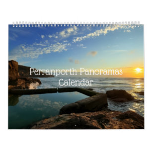 Perranporth Photos panoramiques 18 mois Calendrier