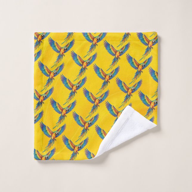 Perroquet (Gant de toilette)