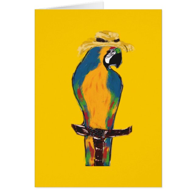 Perroquet bleu et jaune (Devant)