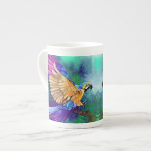 Perroquet coloré Flying Mug Peinture