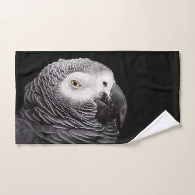 Perroquet Gris Africain (Serviette à main)