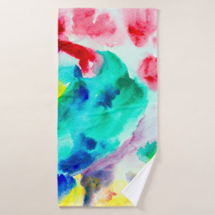 perroquet sur l'arbre, oiseau Abstrait Aquarelle b