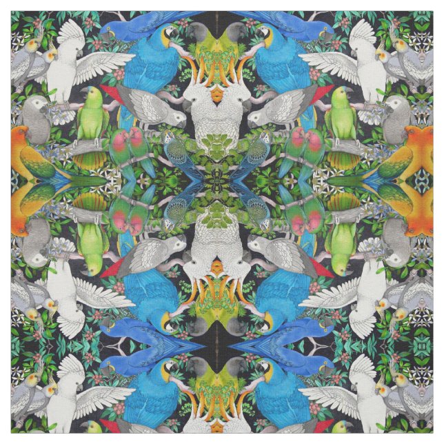 Perroquets d'animal familier du tissu du monde (Échantillon)