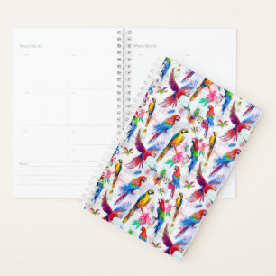 Perroquets de style aquarelle