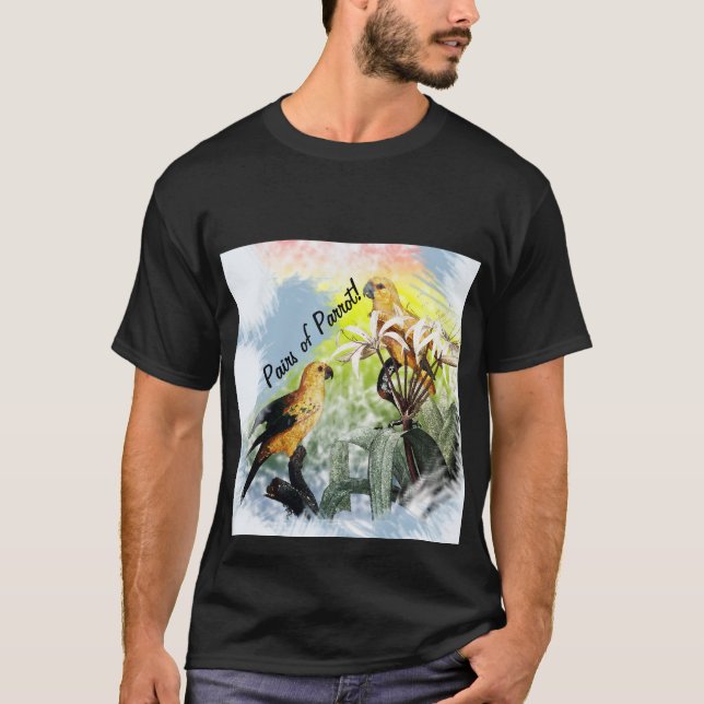 Perroquets en T-shirt Homme (Devant)