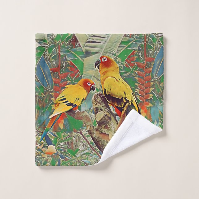 Perruches de Sun (Gant de toilette)