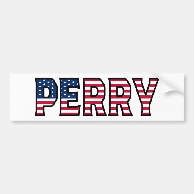 Perry Name Vorname USA Aufkleber Sticker Auto (Devant)