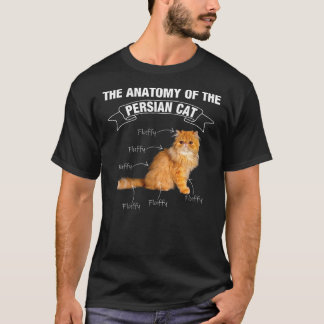 Persian cat Persian cats anatomy T-Shirt