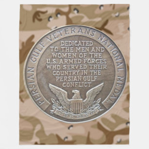PERSIAN GULF VETERAN MEDAL Couverture en polaire