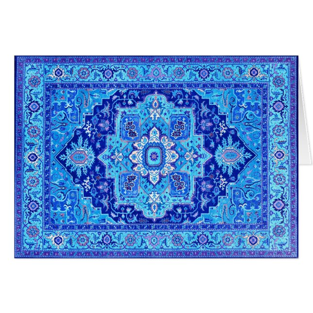 PERSIAN RUG - Blue (Devant horizontal)