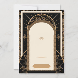 PERSO : Fond de style Art déco Carte magnétique