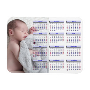 Persoanliser 2017 Mini Réfrigérateur Magnet Calend