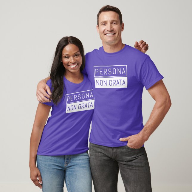 Persona Non Grata Funny Diplomatie T-shirt (Unisexe)