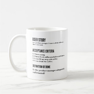Persona Product Manager User Story Agile Scrum Mug