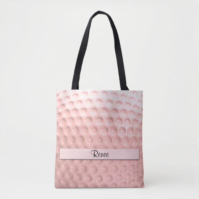 Personal Pink Golf Ball Sport Sac fourre-tout (Devant)