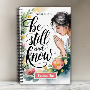 Personalisé Be Still and Know Christian Journal