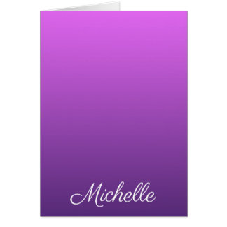 Personalisé violet ombre