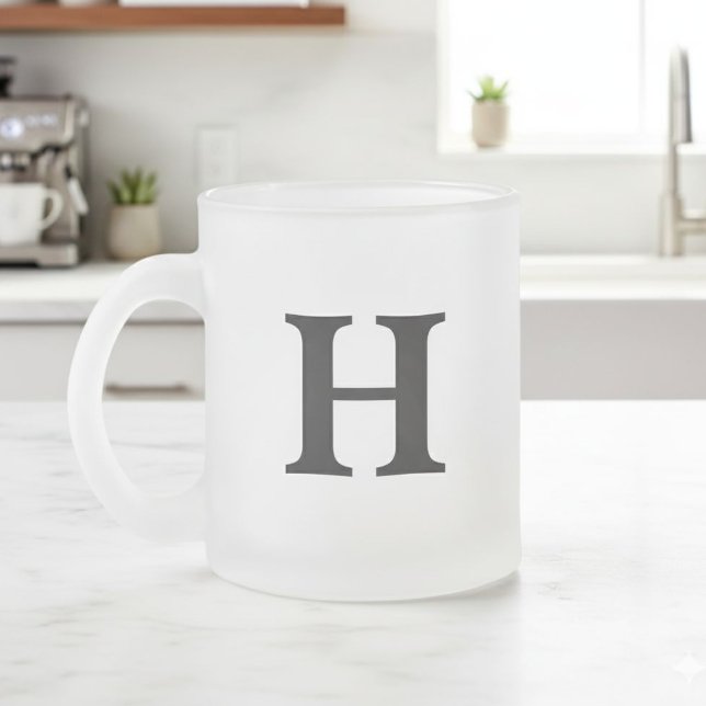 Personalised Initial Mug – Custom Letter Coffee  (Créateur téléchargé)