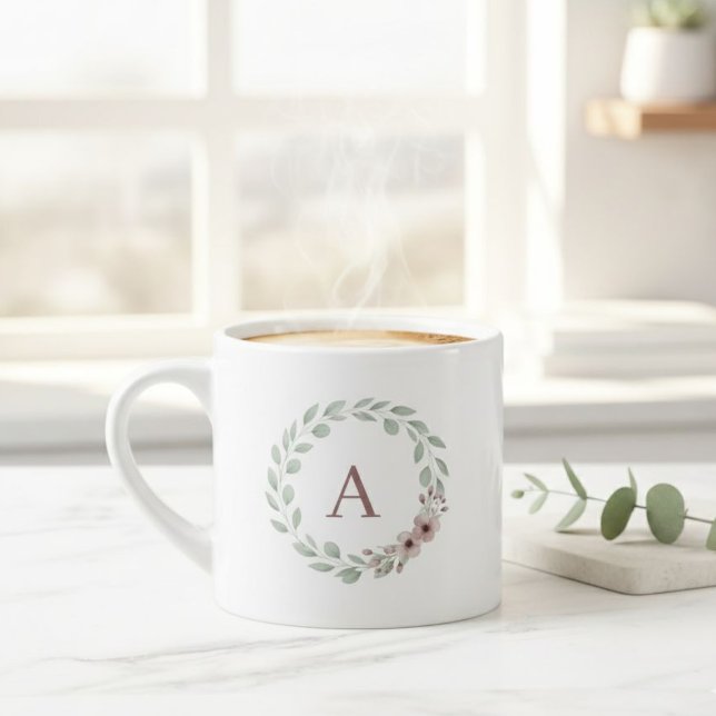 Personalised Initial Mug – Custom Letter Coffee  (Créateur téléchargé)