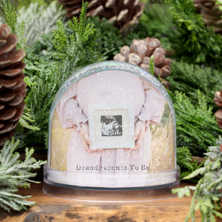 Personalised Pregnancy Announcement Snow Globe.