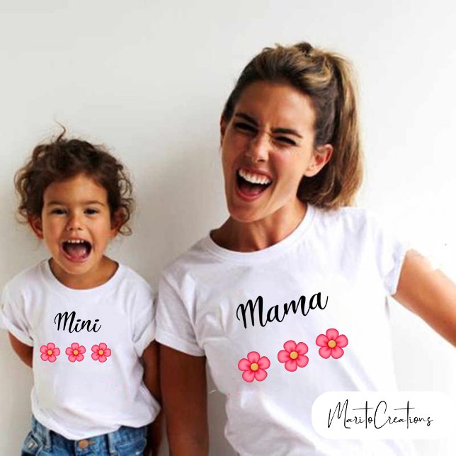 Personalised T-shirt for Mother's Day in pairs (Créateur téléchargé)