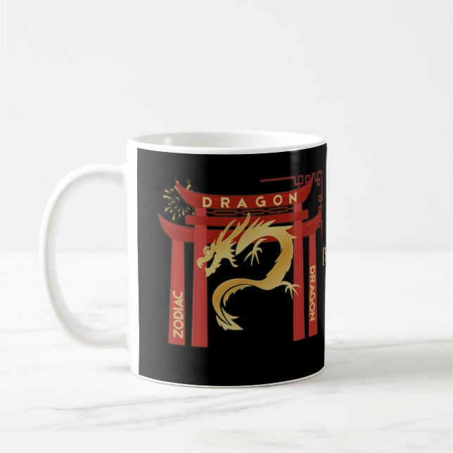 Personalizable Dragon Mug | Taza Dragón (Gauche)