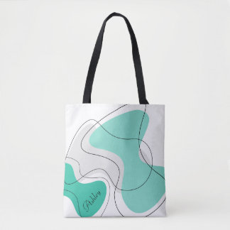 Personalizd Abstract Tote Bags