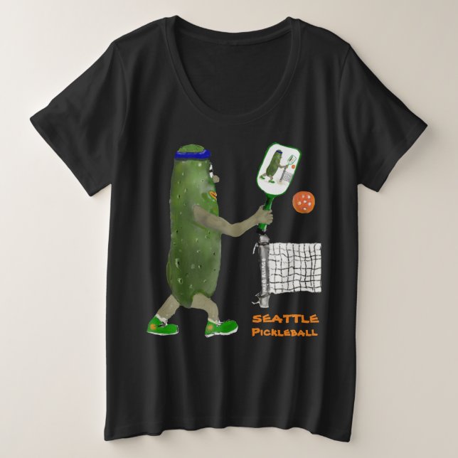 Personalize SEATTLE Mr. Pickle Pickleball (Design devant)