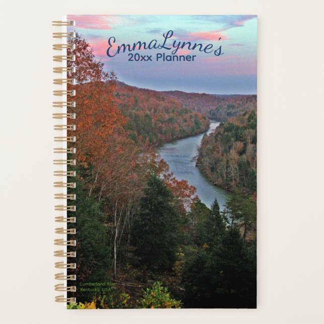 Personalized 2026 Scenic River Photo Planner (Devant)