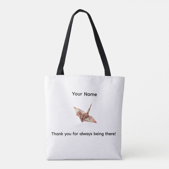 Personalized Arigatou Tote Bag | Custom Name & Mes (Dos)