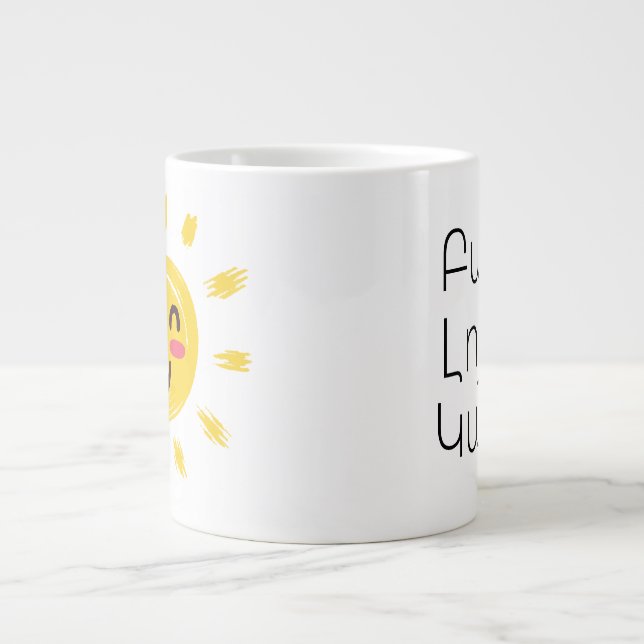 Personalized Armenian Good Morning Jumbo Mug (Devant)