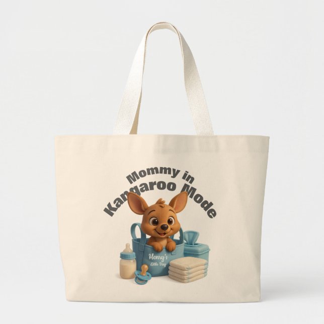 Personalized Baby Tote Bag – Deer & Gifts (Devant)