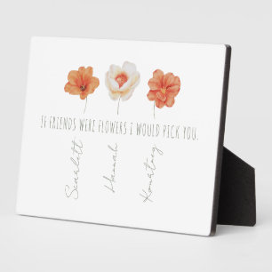 Personalized Best Friends Plaque