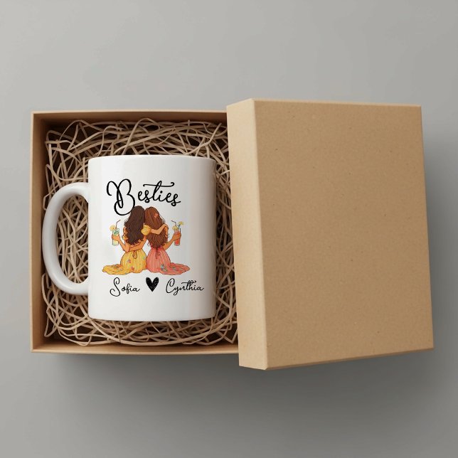 Personalized besties mug (Créateur téléchargé)
