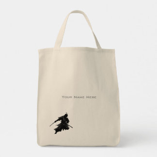 Personalized BUSHIDO 武 Kanji Two-Sided Tote Bag