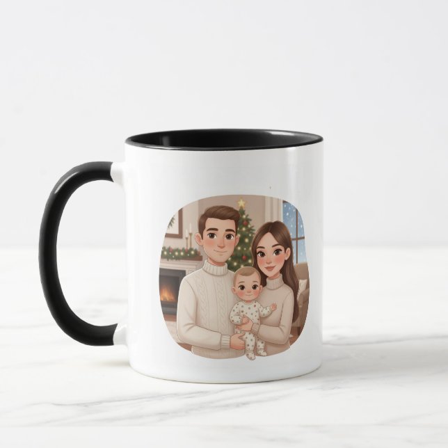  Personalized Child’s First Christmas Mug (Gauche)
