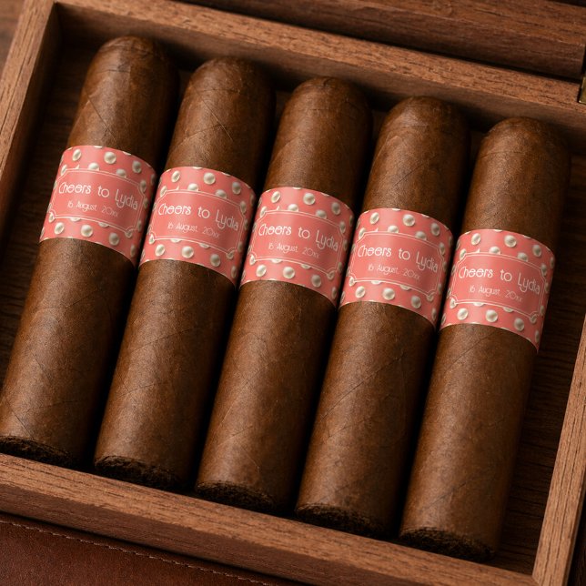 Personalized Cigar Band Sticker (Créateur téléchargé)