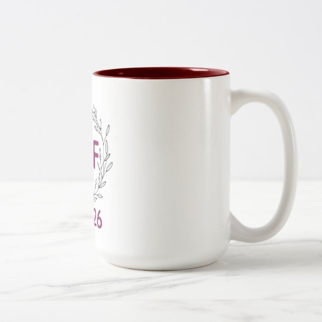 Personalized Couple Initials Mug with Special Date (Droit)