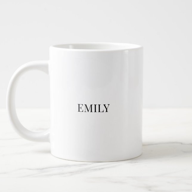 Personalized Couple Name Mug | Minimal His and Her (Gauche)
