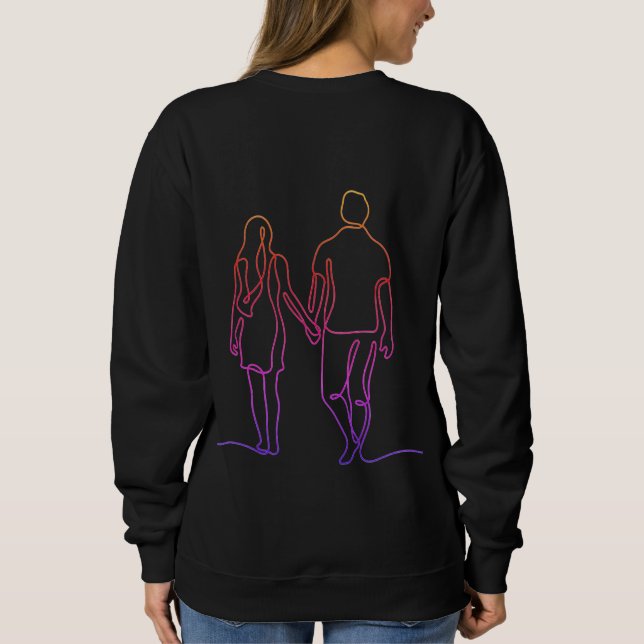 Personalized Couple Sweatshirt  (Dos)