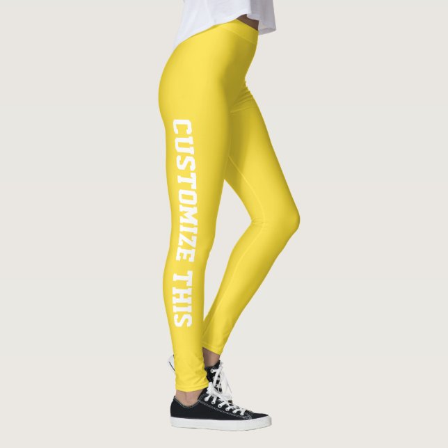 Personalized Custom Leggings for Women (Droite)