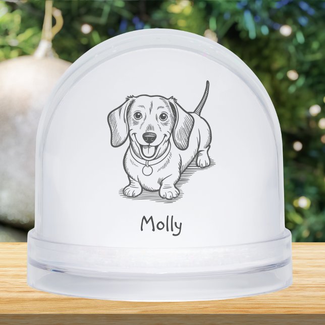 Personalized Dachshund Dog Christmas (Créateur téléchargé)