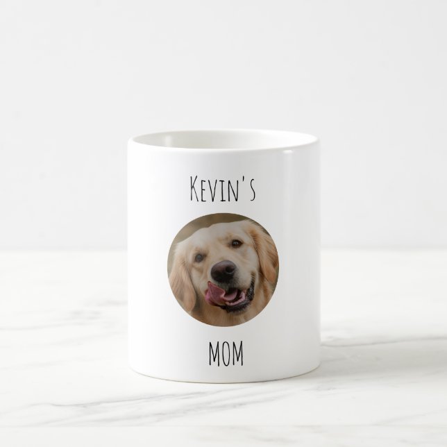 Personalized Dog Mom Photo Mug | Custom Gift (Centre)