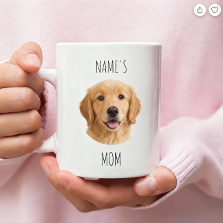 Personalized Dog Mom Photo Mug | Custom Gift