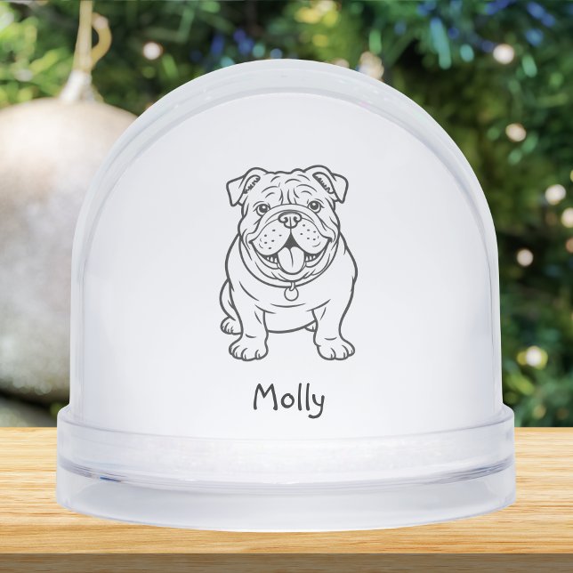 Personalized English Bulldog Dog Christmas (Créateur téléchargé)