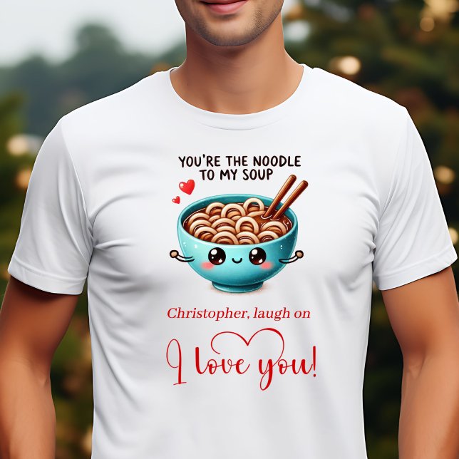 Personalized Funny Food I Love You Gift T-Shirt (Personalized Funny Food I Love You Gift T-Shirt)